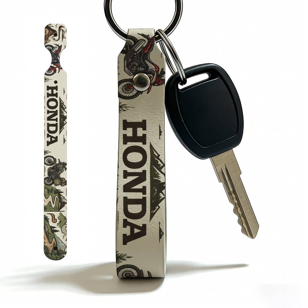 ДЛЯ HONDA RACING RIDE Брелок из ПУ-кожи Минималистичный Держатель для ключей Прочный Органайзер для ключей Аксессуары для сумки с ключами от машины Подарок OW3