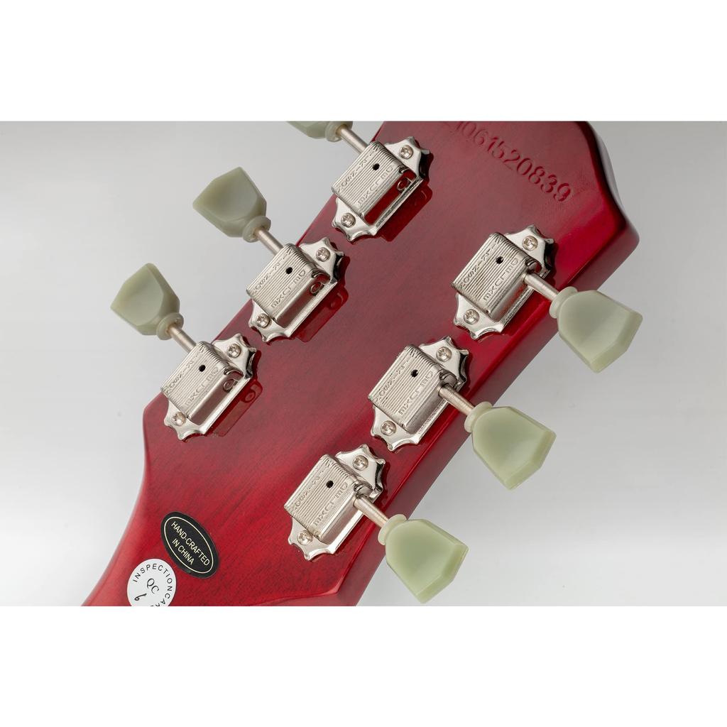 Колки для гитары Wilkinson WJ44 Deluxe в винтажном стиле Keystone для электрогитары Epiphone Les Paul SG, никель, 3L+3R, гитара/акустическая гитара,