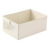 Foldable Cotton & Linen Storage Box with Viewing Window for Wardrobe Organization: Ideal for Toys, Clothes, and Sundries
