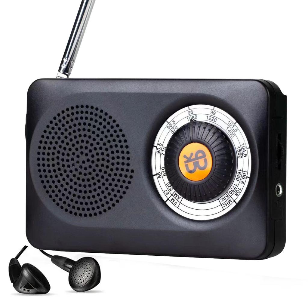 Карманные радиоприемники, AM FM-радио на батарейках с громкоговорителем, портативное транзисторное радио для прогулок, кемпинга