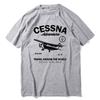 Футболка с принтом Cessna Leisure Biplane, Самолет, Приключения, Путешествие по всему миру, Мужские графические футболки, День отца