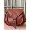 Vintage Saddle Bag Cross-body Leather Messenger Shoulder Assorted Handmade Brown Bag.