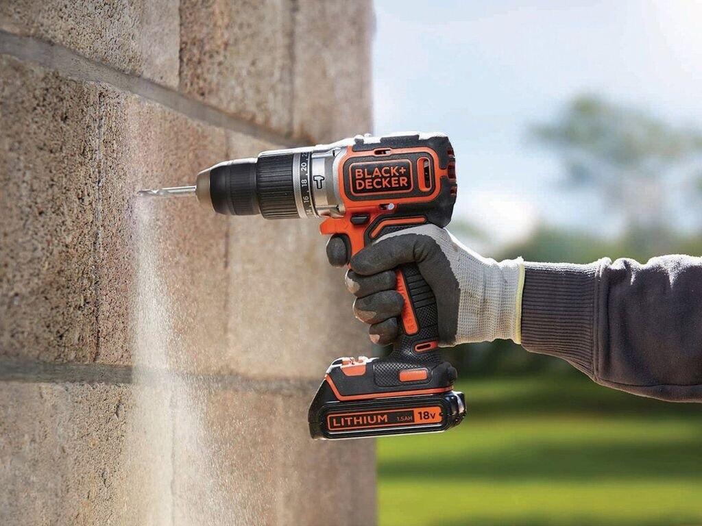 Шуруповёрт ударный аккумуляторный Black & Decker BL188K-QW