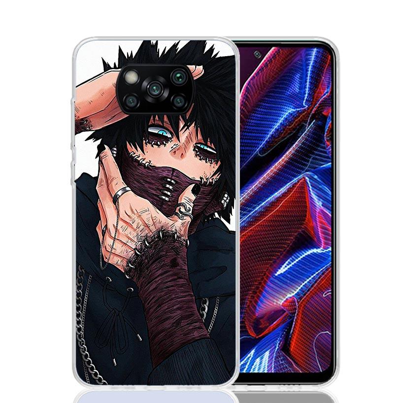 Чехол для телефона Dabi MHA My Hero A-Academy для Xiaomi Poco X7 X6 X5 Pro F7 Ultra Redmi 15C 15 13 13C 12 12C 10 10A 10C 9 9A 9C 9T Cov