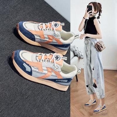 Женская обувь осень новые универсальные белые повседневные кроссовки модная женская обувь