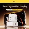 PISEN PD35W Быстрое зарядное устройство с двумя портами Type-C для iPhone 16/15 и устройств Android