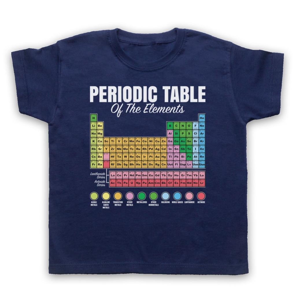 Periodic Table Of The Elements Science Art Geek Nerd Kids Child's T-Shirt