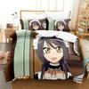 Аниме Kaichou wa Maid-sama Усуи Такуми Мисаки Комплект постельного белья для мальчиков и девочек Размеры Twin Queen Мягкое пододеяльник Наволочка Постель Мальчики
