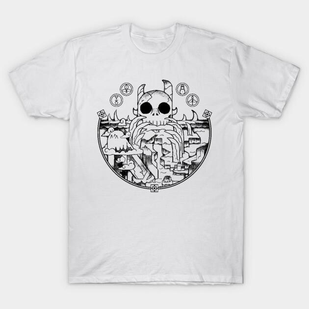 Asian Size Cotton Unisex Tshirt Print T-shirt Owl House Circle T-shirt No-Cut Print Regular Fit
