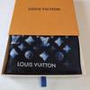 Б/у платок Louis Vuitton Carre Bandana Mahina Flight Mode Шелковый Черный С коробкой 84A