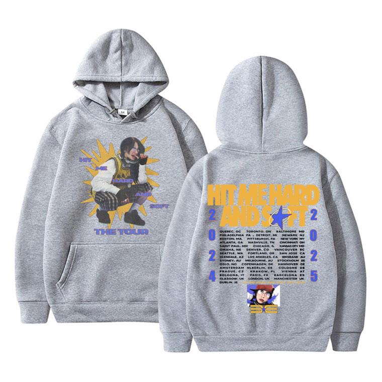 Новый Хит Hit Me Hard and Soft Тур Осень/Зима Худи Мужское и Женское Хип-Хоп Спортивная одежда Мода Теплая Уличная одежда