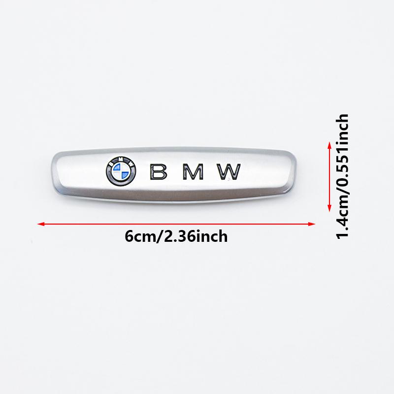AAAQH1 1/2Pcs Metal Car Interior Seat Dashboard Emblem Sticker M logo for BMW M Performance E90 F30 G20 X3 X5 X7 Tuning Styling Badge
