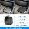 Для Chevrolet Corvette C5 1998-2004 гг. Центральная розетка из углеродного волокна, радиокнопка, кольцо для ключей с подъемником окна, украшение