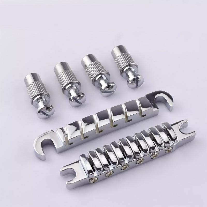 Замена бриджа электрогитары Бридж гитары Струнодержатель Верхняя подвеска струн Индивидуальные седла Легко установить