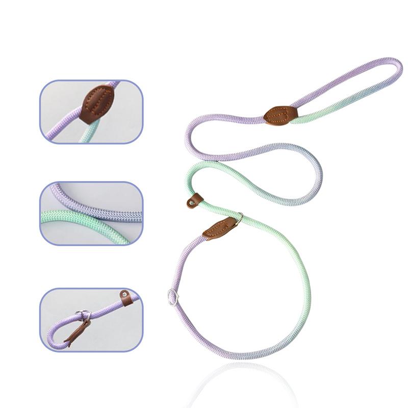 Поводок для бега домашних животных на открытом воздухе, удобная защитная веревка, утолщенный регулируемый поводок для прогулок с собакой, круглый поводок