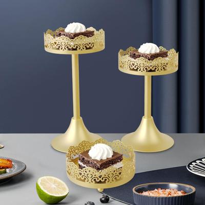 Подставка для кексов из 3 предметов, поднос для десертов, тарелка для фруктов и закусок, органайзер для хранения, подставка для печенья, держатель для выпечки