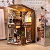 CRESYMME Миниатюрный кукольный домик книжный уголок набор деревянный DIY 3D хобби ручная работа (Переулок Ожидания Кошек)