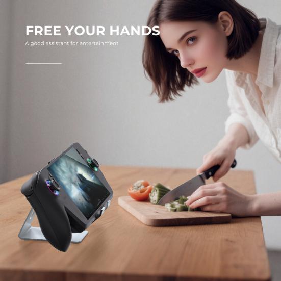 Game Console Stand Switch 2 for for ROG Ally/X for Steam Deck Portable Metal