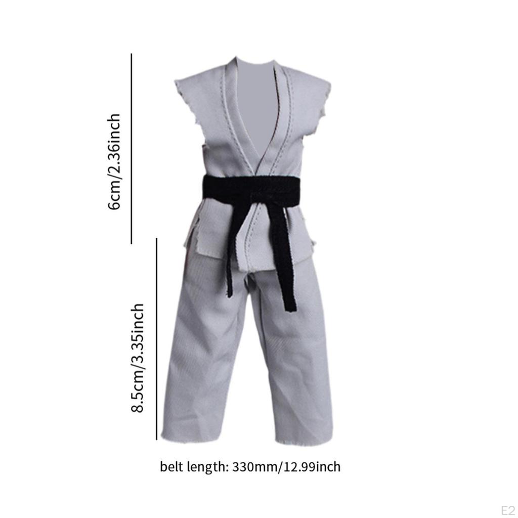 1/12 Фигурки Самурай Кимоно 6" Фигурка Боевая форма Дзюдо Косплей Дети Взрослые Подарки Стильный