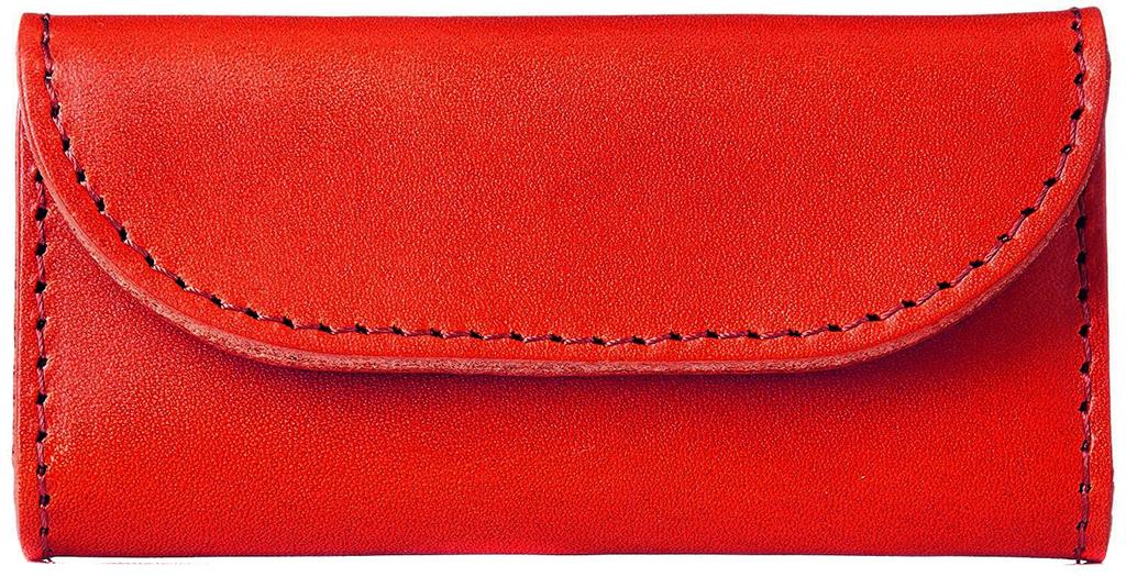 Кейс для ключей Red2 из кожи Tochigi, Сделано в Японии, Для мужчин и женщин, Отделения для карт, Кейс для смарт-ключа, Совместим со смарт-ключом, Натуральная кожа, Выделанная коровья кожа