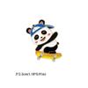 Enamel Giant Panda Zinc Zinc Alloy Brooch Oil Dripping  Cute   Kids