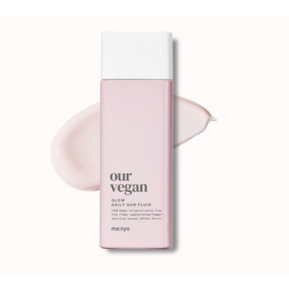 our vegan Ма:nyo Factory Our Vegan Sunfluid Glow Sun Cream SPF50+ PA++++, 50 мл, 2 шт.