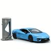 НОВИНКА 1/32 Lamborghini Temerario Суперкар Сплав Модель Игрушечная Машинка Литые Металлические Звук и Свет Игрушки для Детей Транспортное Средство