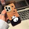 Cute Panda Pattern Phone Case For iPhone 17 Pro Max 16E 15 Pro 14 13 12 11 Mini AIR XS XR XS 8Plus  Phone Cover