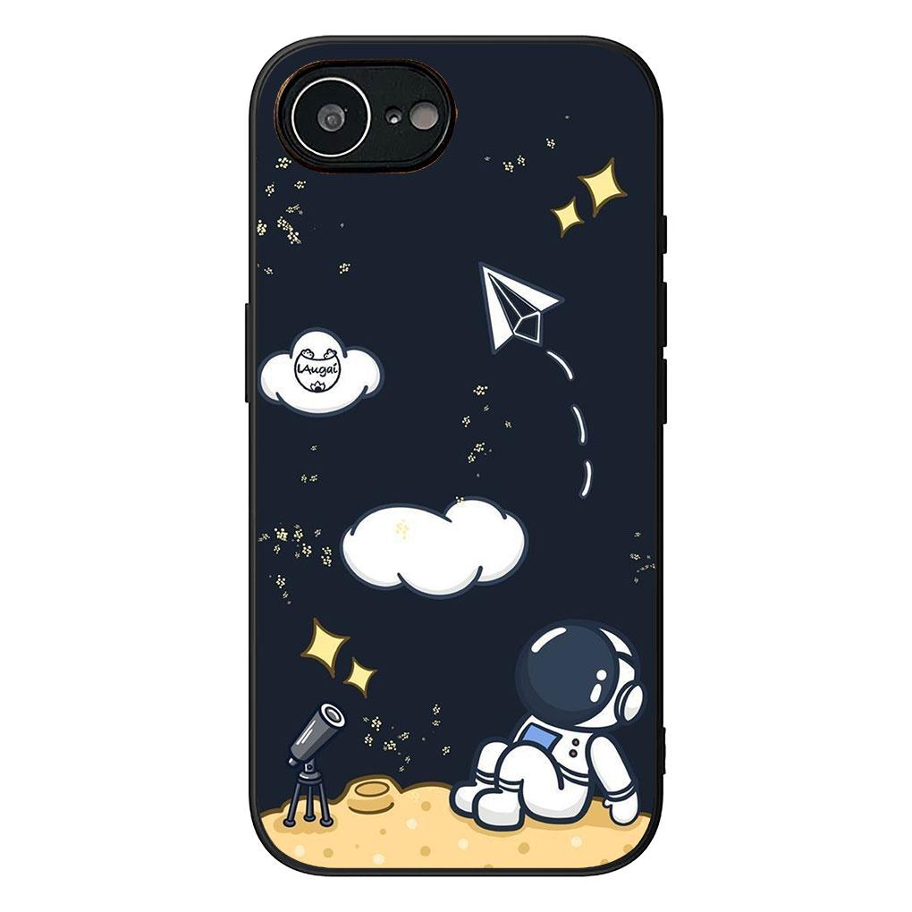 Чехол для Samsung Galaxy A05 A06 A14 A50 A51 A52 A12 A13 A17 A70 A07 A25 A26 A56 A23 M53 Case Креативный Дизайн Искусство Астронавт Луна
