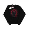 Womens/Ladies Black Widow Movie Computer Globe Sweatshirt