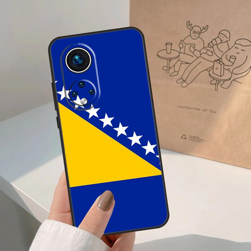 Чехол с флагом Боснии для Honor Magic 8 5 6 7 Pro Для Honor 400 200 Lite 50 70 90 X8c X8b X9a X9b X9c X9d Win