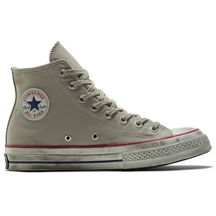 Converse 1970-е Chuck Taylor All Star Повседневные Универсальные Высокие парусиновые кеды Унисекс Серые 172670C