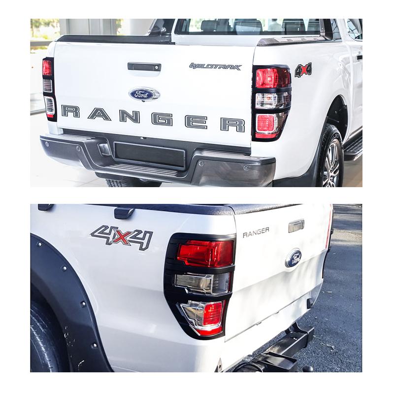 Накладки на задние фонари Крышка фары Крышка задних фонарей Для Ford Ranger 2012- Wildtrak XLT XL Для Ford Ranger Raptor Крышка фары