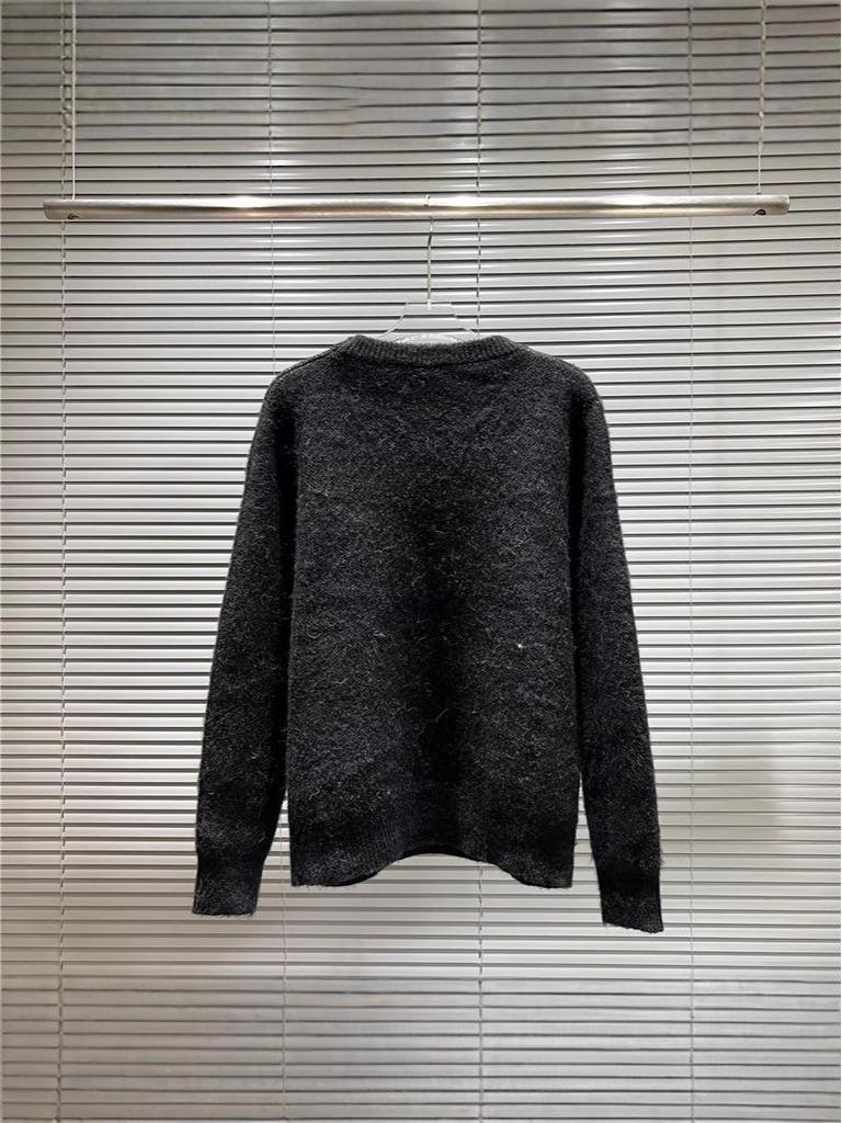 European Trendy Brand Ys Mohair Round Neck Sweater - Unisex Autumn/Winter Edition
