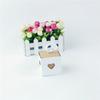 10Pcs Heart Vintage Kraft Paper Candy Gift Box Packaging Wedding Cardboard Box Cookie Bags Gift Bags Wrapping Supplies