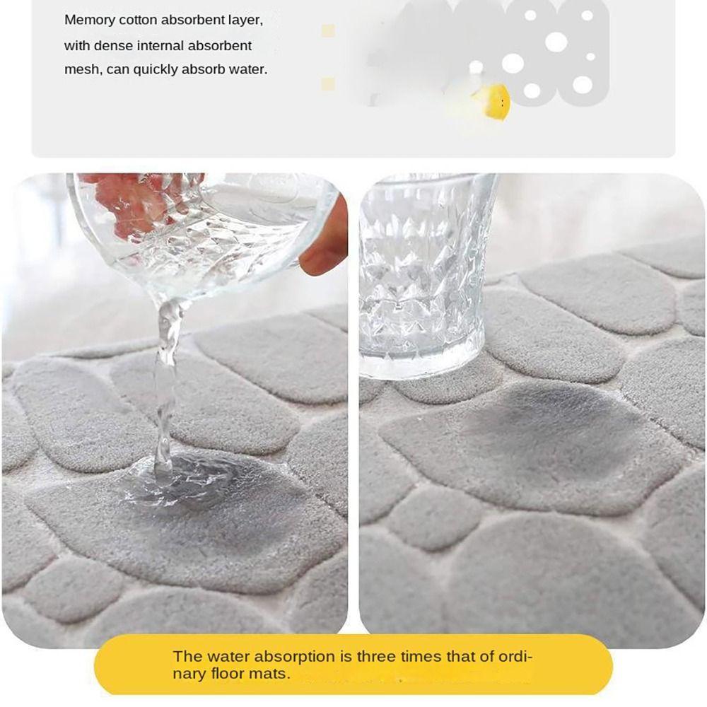 Коврик для ванной из пены с памятью, Сверхмягкий ковер, Новый коврик для пола, Душевая комната