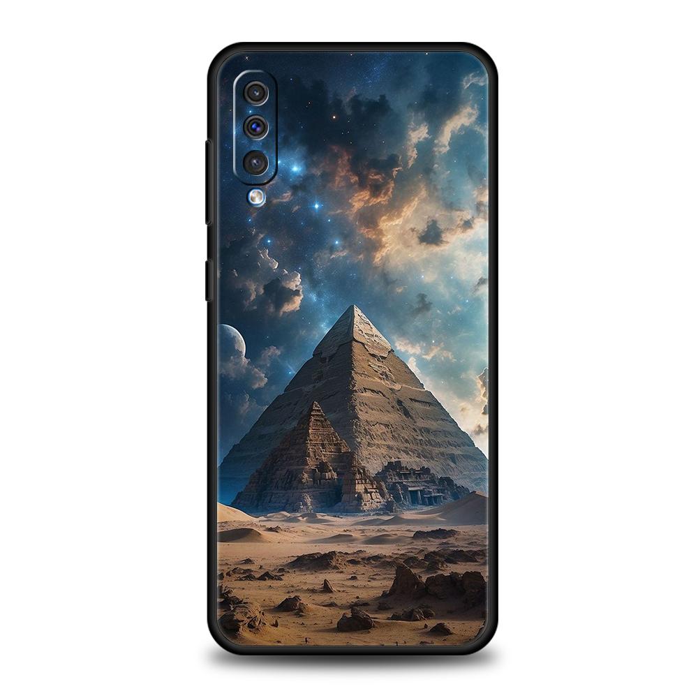 Египет Египетский Бог пирамида Чехол Для Samsung A56 A36 A26 A24 A16 A14 A12 A32 A50 A70 A20E A20S A22 A34 A54 A42 A52 5G A06 Обложка