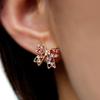 Sweet And Cute With Diamond Butterflies And Diamond Stud Earrings
