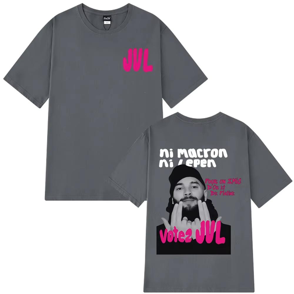 2026 French Rapper Jul Fashion Tshirts Unisex Unisex Hiphop Tshirt Shortsleeved Casual Aesthetic Trendy Streetwear Tees Unisex