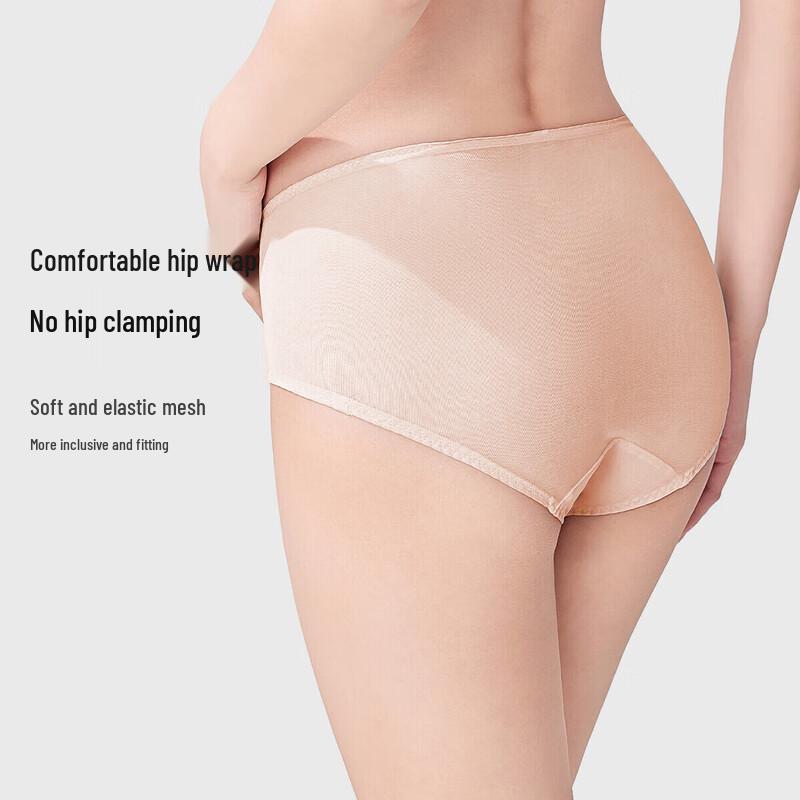 Oudifen Women's Retro Lace Antibacterial Briefs XP4101