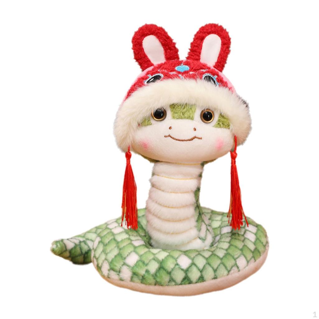 Snake Plush Toy for Chinese Year Collectible Figurine Kids
