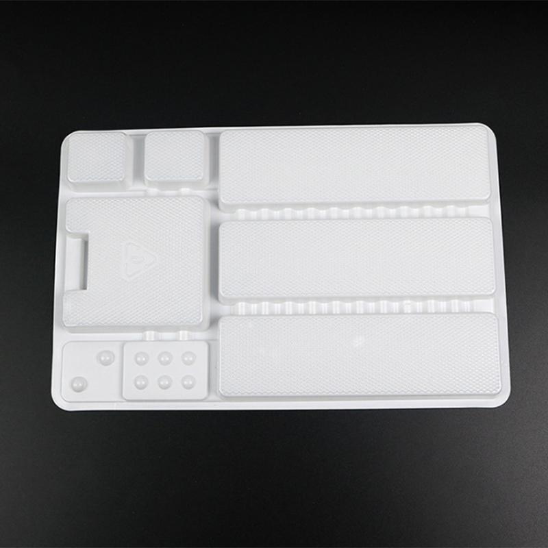 1 шт. одноразовый лоток для стоматологических инструментов, пластиковый лоток для хирургических инструментов, коробка, разделенная на маленькие и большие расходные материалы для стоматологии