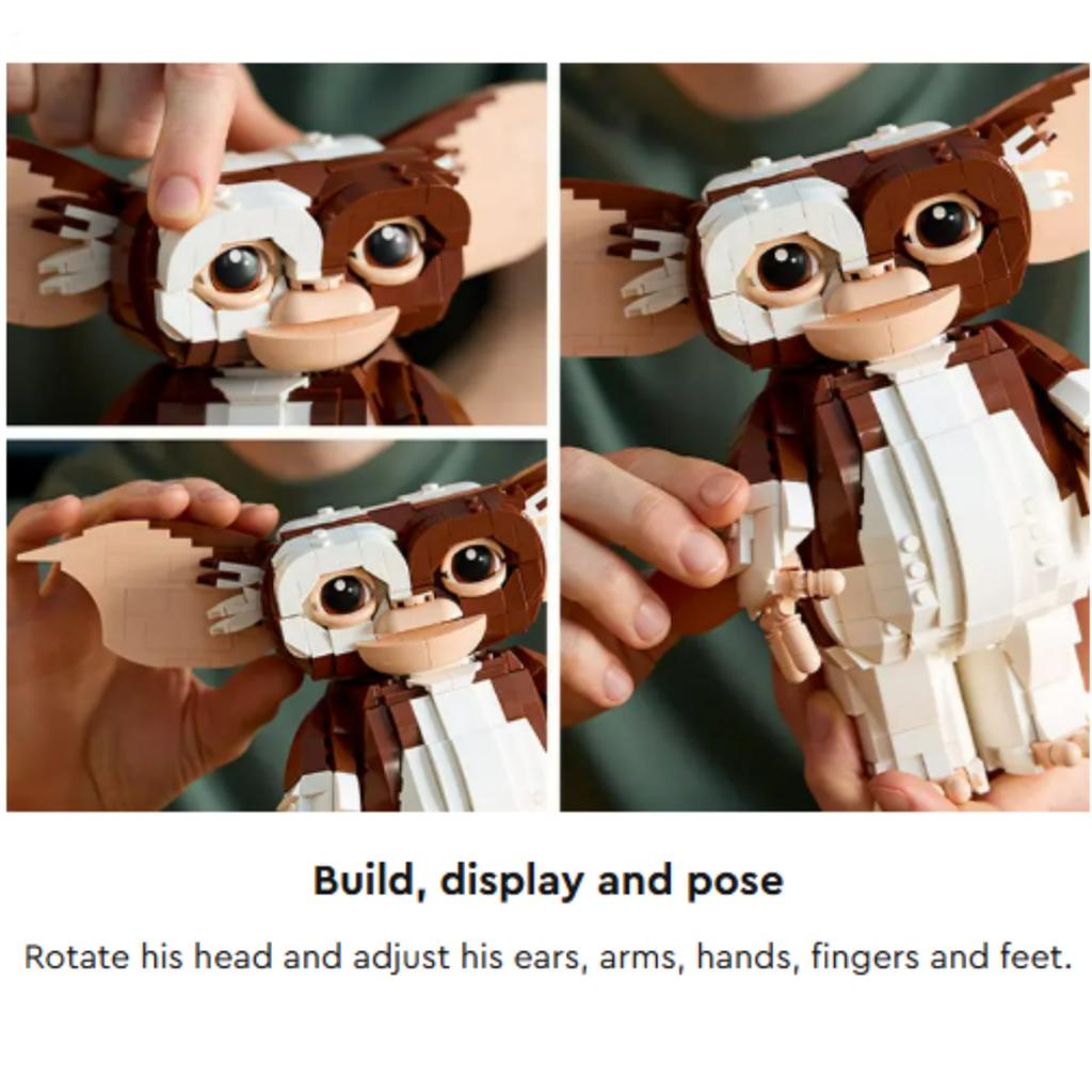 1125pcs Bricks Gizmo 21361 Building Blocks Ideas Gremlins Movies Mogwai Figure Model Assemble Toy Movie Children Christmas Gifts