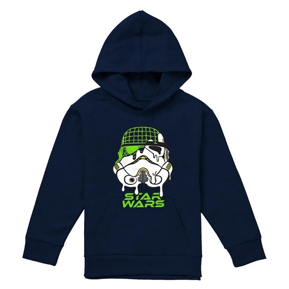 Звездные войны: Возвращение джедая Детский/Детский Худи с капюшоном Штурмовик Сетка Неон