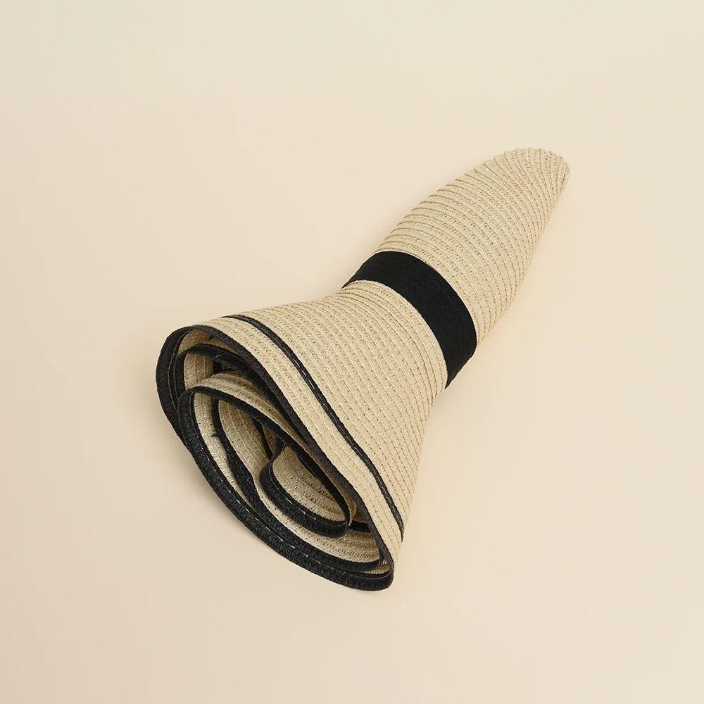 Повседневная женская шляпа от солнца Летняя дорожная пляжная шляпа 2024 Шляпа рыбака с бантом