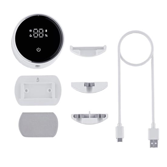 УФ-дезинфицирующее средство для зубных щеток с автоматическим датчиком открытия/закрытия крышки со светодиодным дисплеем, USB-аккумулятором, настенным держателем для электрической зубной щетки для ванной комнаты