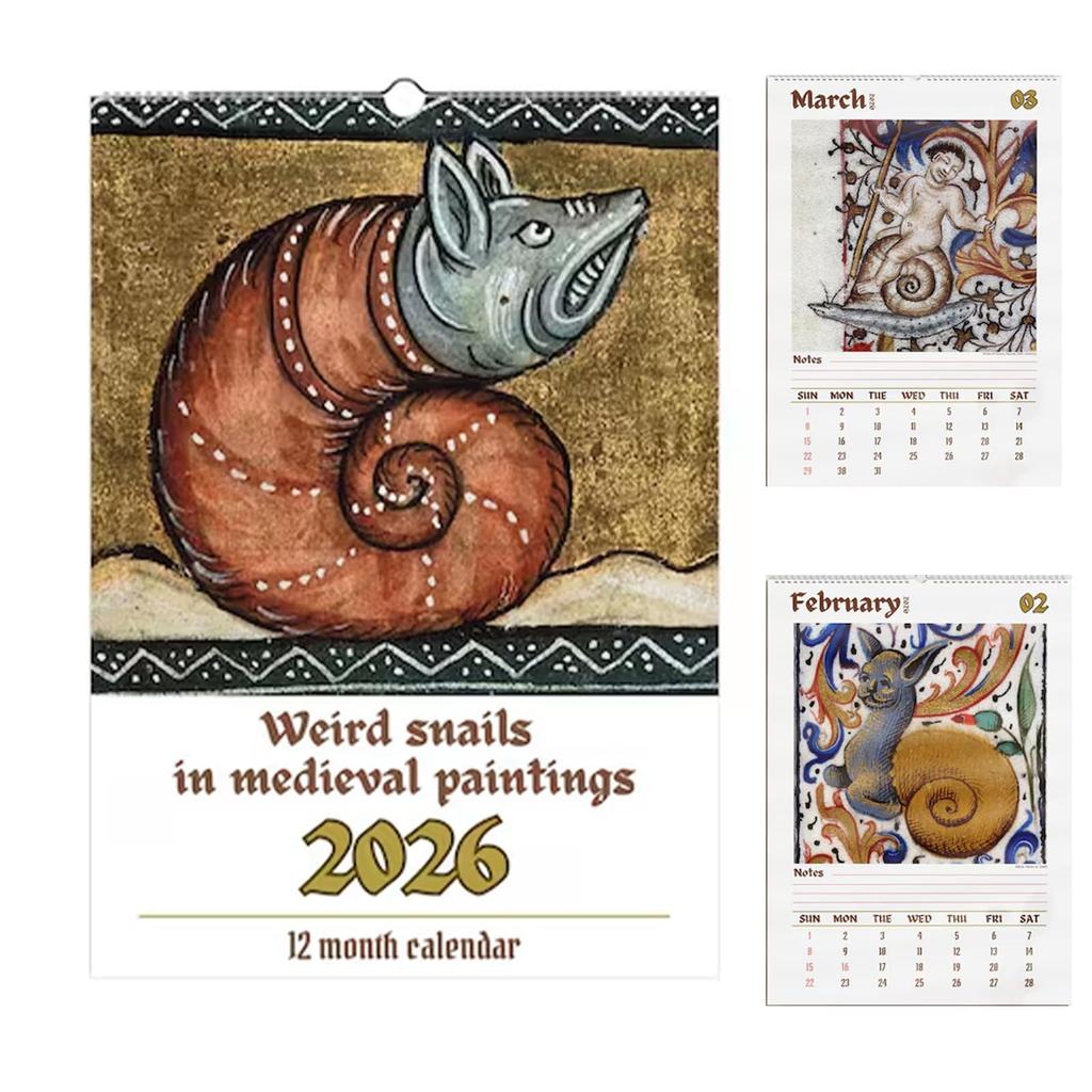 Настенный календарь на 2026 год, Календарь на забавную тему, Забавный подарок для общения, Идеальный выбор для домашнего использования.