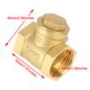 1" NPT Brass Water Oil Gas Swing Check Valve Threaded Plumbing Fitting