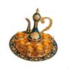 Turkish Teapot Display with Coffee Cup Set, for Home Gatherings