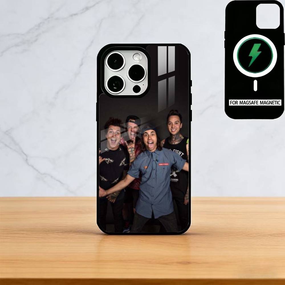 Чехол для телефона P-Pierce The Veil Band для iPhone 17, 16, 15, 14, 13, 12, 11 Plus, Pro, магнитный с Magsafe, для беспроводной зарядки